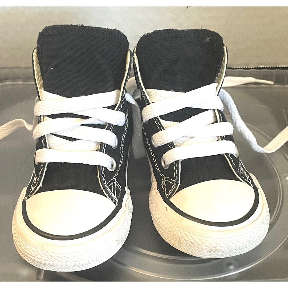Converse Black and White Kids Sneakers